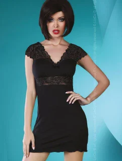model 17579963 Černá košilka + tanga ZDARMA! - LivCo Corsetti