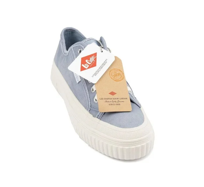 Dámské sportovní boty model 21165769 modrá s bílou - Lee Cooper Dámské sportovní boty model 21165769 modrá s bílou - Lee Cooper
