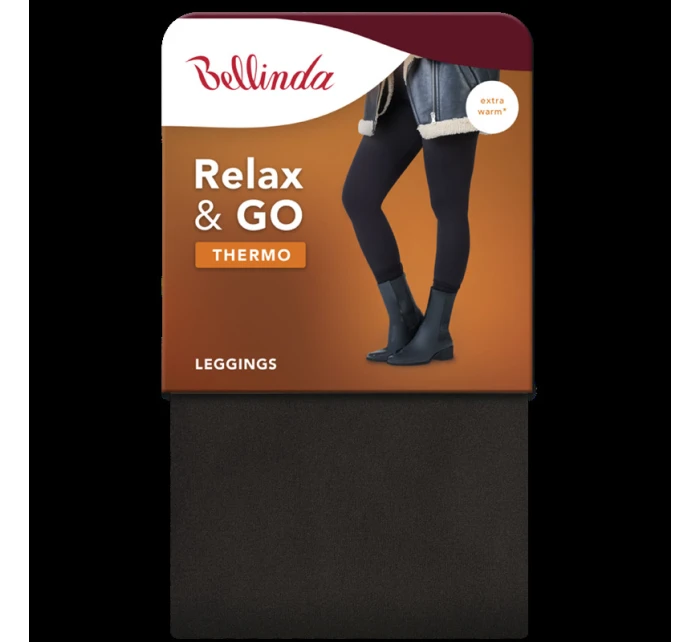 Dámske legíny RELAX & GO THERMO Black - BELLINDA