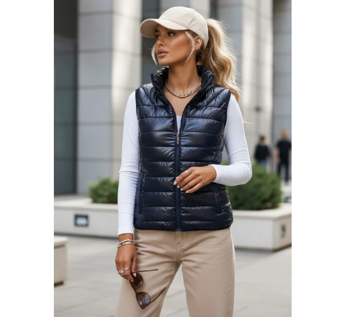 Dámska tmavomodrá vesta WIANO FashionStreet TY3551