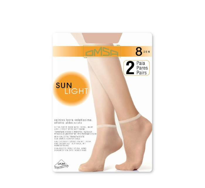 Dámske ponožky Omsa | Sun Light 8 deň A`2
