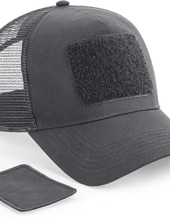B 641 5 panelová kšiltovka Patch  graphite grey model 22433463 - Beechfield