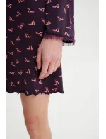 Noční košile s dlouhými rukávy model 18936376 - Vamp