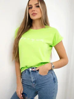 Nakupovanie je moja kardio blúzka svetlo zelená