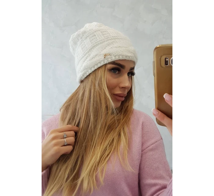 Fleecová čiapka Edyta K298 ecru Fleecová čiapka Edyta K298 ecru