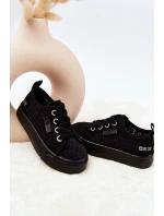 Trampki Ażurowe Big Star JJ374133 Czarne