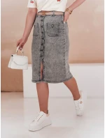 Džínová midi sukně šedá Dstreet model 21988037 - FashionStreet