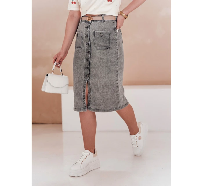 Džínová midi sukně šedá Dstreet model 21988037 - FashionStreet