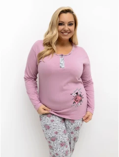 DU PI FP 506.56 tmavoružové pyžamo