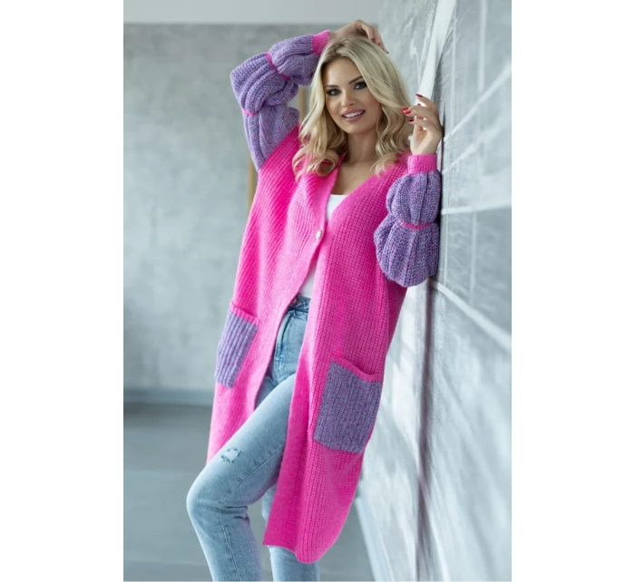 Sveter na zapínanie model 171311 PeeKaBoo