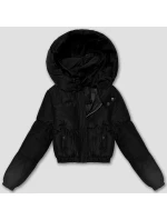 Čierna krátka zimná bunda J Style (5M3260-392)