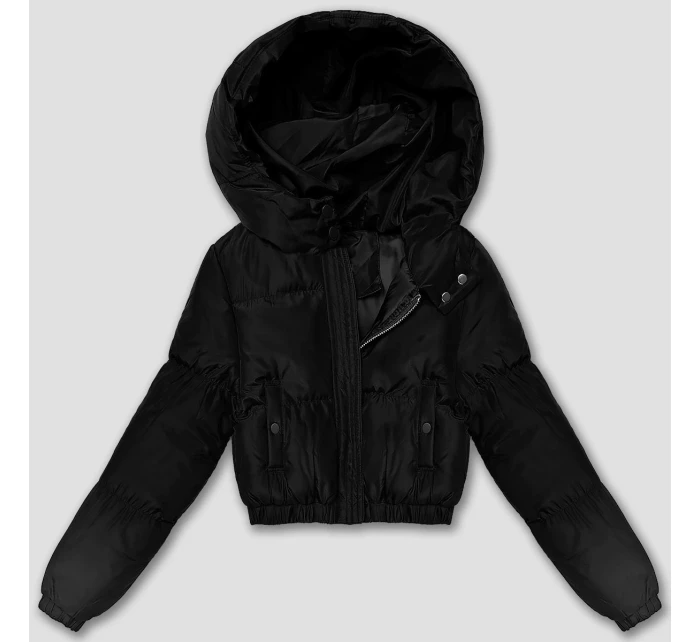 Čierna krátka zimná bunda J Style (5M3260-392)