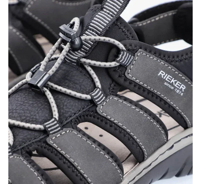 Zabudované sandále Rieker M 26770-00 RKR584 Zabudované sandále Rieker M 26770-00 RKR584