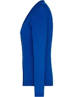 JN 660 Dámský pletený cardigan s výstřihem do V model 22488023 royal - Daiber JN 660 Dámský pletený cardigan s výstřihem do V model 22488023 royal - Daiber