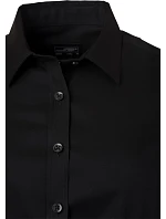 JN keprová halenka s dlouhým rukávem 02.0 black model 22488290 - Daiber JN keprová halenka s dlouhým rukávem 02.0 black model 22488290 - Daiber