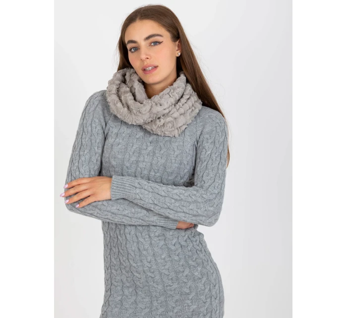 Tunelový šál AT KM S 8253.18 sivá Tunelový šál AT KM S 8253.18 sivá