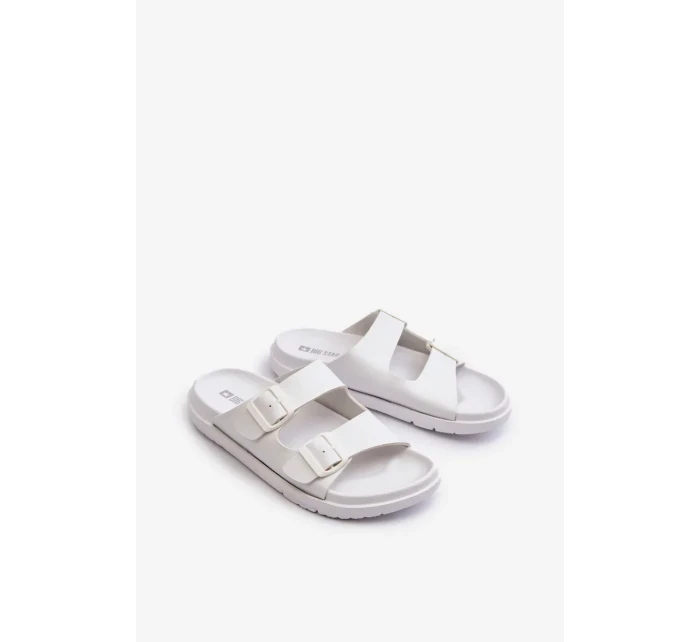 Ľahké pánske papuče s prackami Big Star White