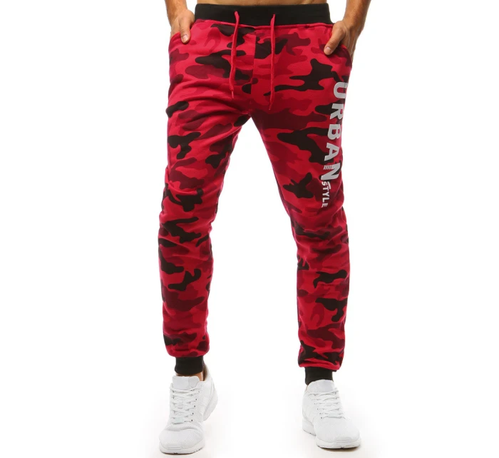 Pánské červené tepláky Dstreet model 21964119 - FashionStreet