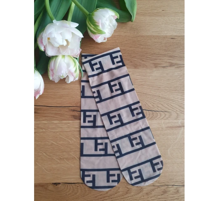 Dámske vzorované ponožky Magnetism lycra 20 den