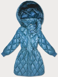 Dámska zimná bunda oversize Minority blue (M2-6518-30)