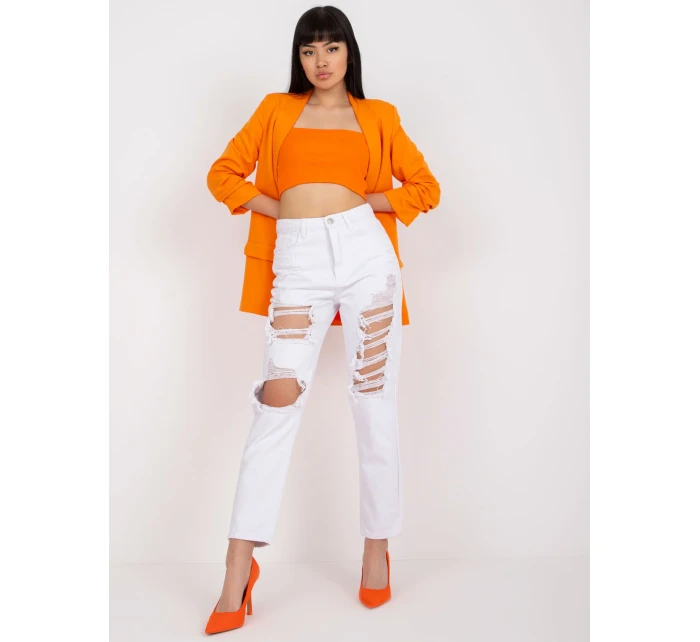 Nohavice EM SP jeans RD6863.24P biela Nohavice EM SP jeans RD6863.24P biela