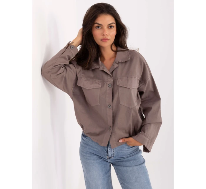 IT KS košeľa FL9273.86 dark lilac IT KS košeľa FL9273.86 dark lilac