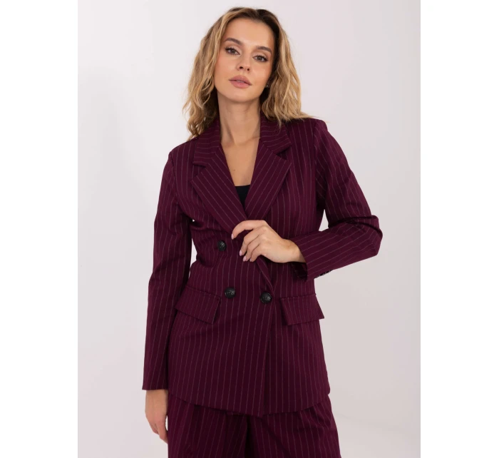 Marynarka IT MA model 21757288 bordowy - FPrice