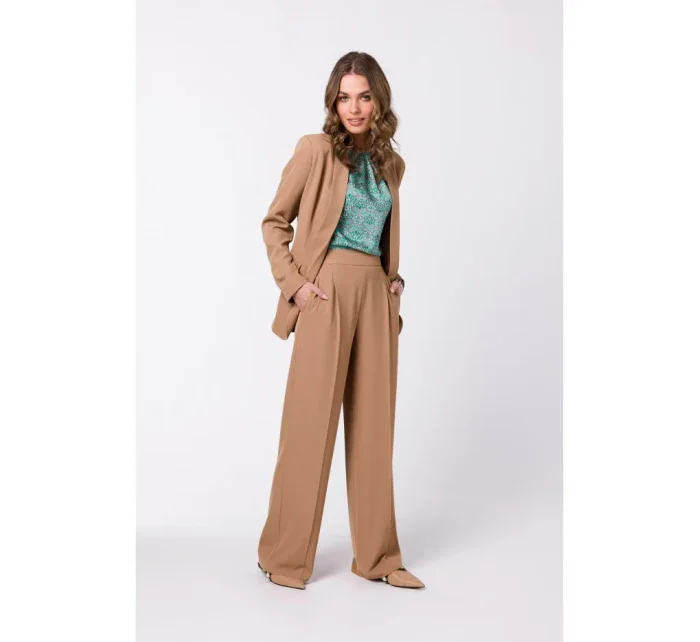 S331 Blúzka bez rukávov - béžová