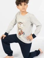 Detské dlhé pyžamo Motocykel