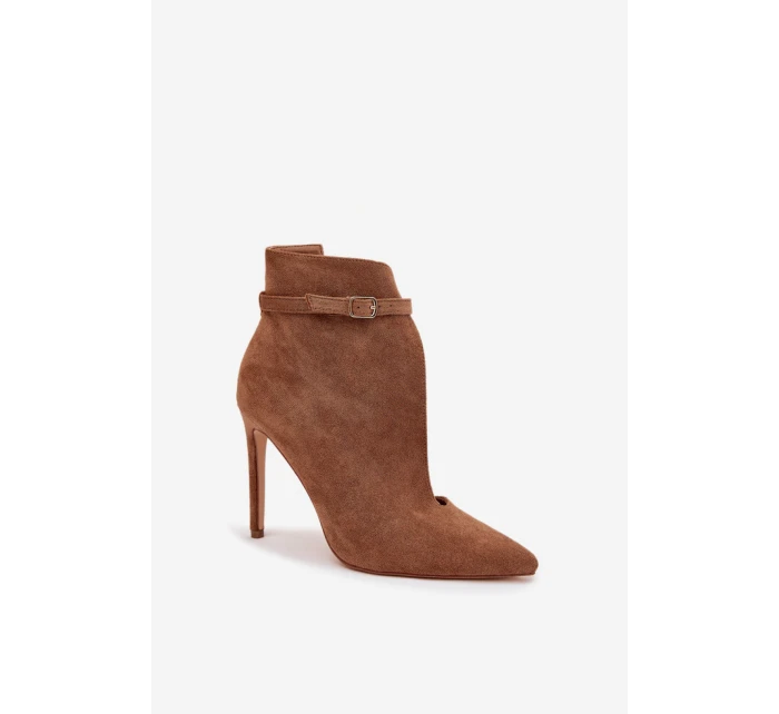 Boty na podpatku model 221124 Step in style Boty na podpatku model 221124 Step in style