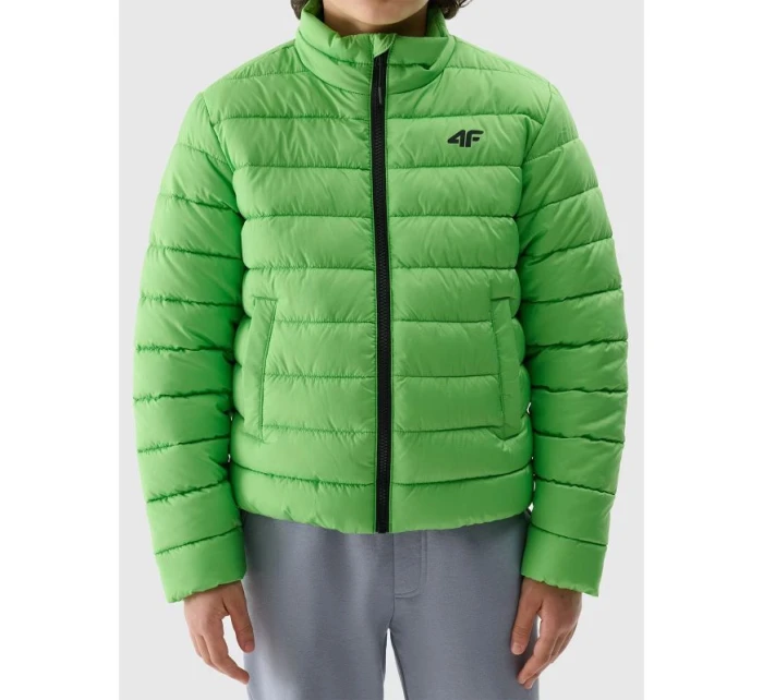 Chlapčenská páperová bunda so syntetickou výplňou 4F 4FJWSS25TDJAM520-45S