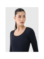 Dámské hladké tričko s dlouhým rukávem model 21436414 - 4F