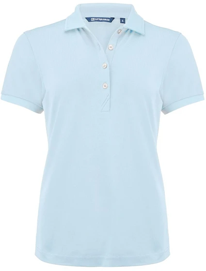 Cutter & Buck Virtue Polo Solid Women Dámske funkčné polo 68.4435 heaven blue Cutter & Buck Virtue Polo Solid Women Dámske funkčné polo 68.4435 heaven blue