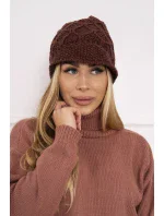 Roma Bis fleecová čiapka K235 hnedá