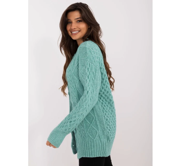 Sweter AT SW model 21326984 mietowy - FPrice