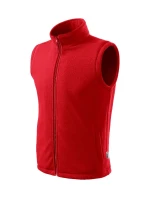 Next fleecová vesta unisex červená 07 (štítok značky)