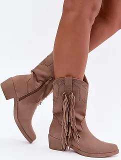 Boty na podpatku  model 232450 Step in style