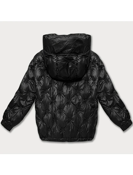 kurtka pikowana z kapturem czarna model 21304786 - MINORITY