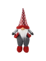 VIANOČNÝ TRPASLÍK SEDIACI 92CM