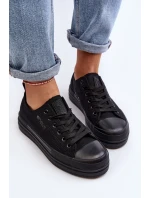 Dámské látkové tenisky Černé model 21646874 - EVENTO