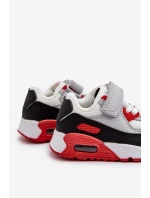 Sneakersy Dziecięce Na Rzep Czerwone Krissandra