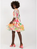 Šaty DHJ SK 0997 1.33X bielo-ružové Šaty DHJ SK 0997 1.33X bielo-ružové