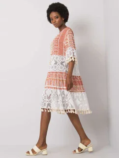 Šaty DHJ SK model 15638158 tmavě oranžová - FPrice