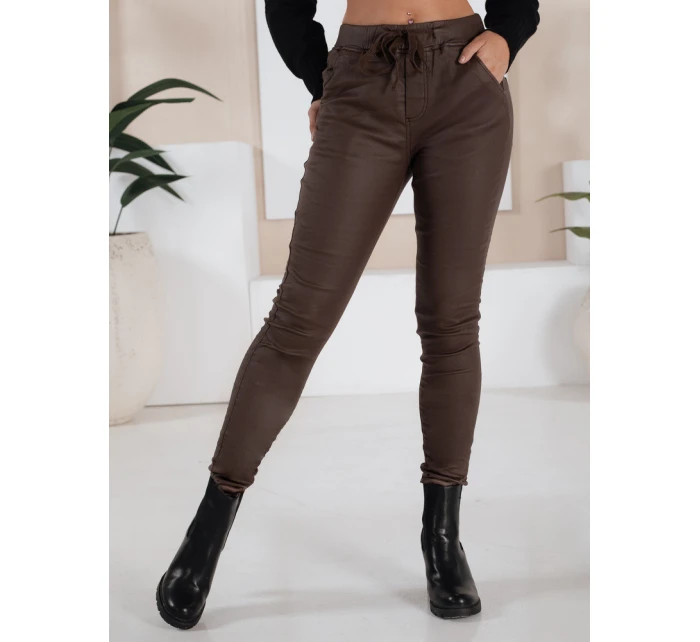 Dámské kalhoty hnědé Dstreet model 21971919 - FashionStreet