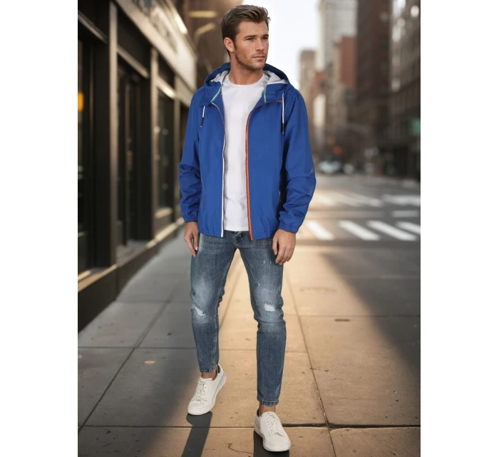 Pánská přechodná modrá bunda Dstreet model 21977532 - FashionStreet
