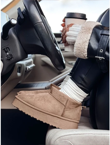 Dámske topánky SNOWTRED khaki FashionStreet ZY0567