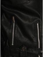 Dámská kožená bunda ramones černá Dstreet model 21995864 - FashionStreet