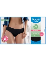 sloggi 24/7 Cotton Lace Hipster C3P - BLACK - SLOGGI BLACK - SLOGGI