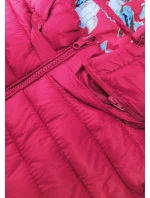 Růžová oboustranná dámská bunda model 9088271 - Libland Růžová oboustranná dámská bunda model 9088271 - Libland