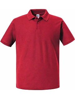 Russell Athletic 570M Pánske polo tričko z piké „Authentic Eco“ 10.570M classic red